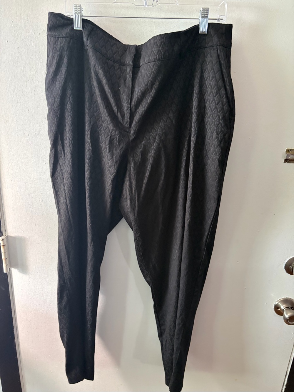 Lane Bryant Black Quilted Stretch Pants for Woman